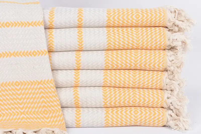 80x40 Cotton Diamond Towel, Custom Towel, Anniversary Gift For Her, Wedding Anniversary Gift, Bachelorette Gifts, Peshtemal Towel, Housewarming Gift - 1
