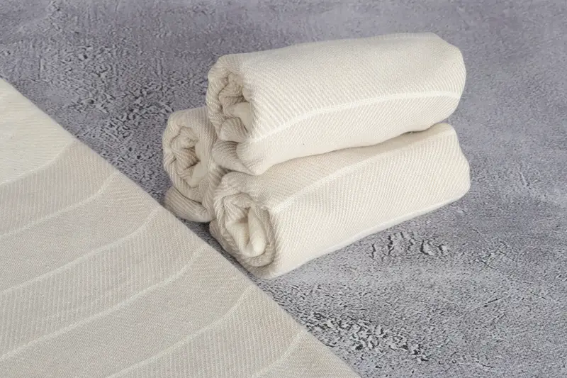 Monogrammed Hand Towel, Monogram Kitchen Towel, Gifts For Him, Bridesmaid Favors, 36x16 Cotton Striped Towel, Summer Towel, Turkish Towel Hand Towel - 8