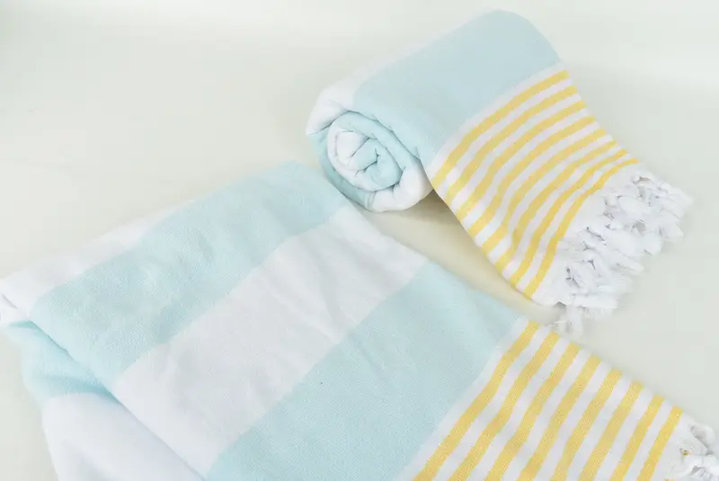 68x36 Cotton Striped Terry Towel, Custom Bath Towel, Turkish bath towel, Custom Wedding Gift, Large Turkish Towel, Mother Of The Groom Gift - 7