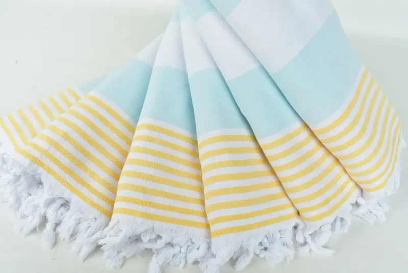 68x36 Cotton Striped Terry Towel, Custom Bath Towel, Turkish bath towel, Custom Wedding Gift, Large Turkish Towel, Mother Of The Groom Gift - 4