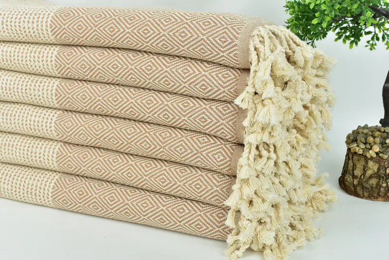 Bachelorette Party Dekorationen, einzigartiges türkisches Handtuch mit maßgeschneiderter Stickerei, Geschenktuch, Fouta -Handtuch, Hammam -Handtuch, 70x40 Baumwoll -Chevron -Handtuch - 3