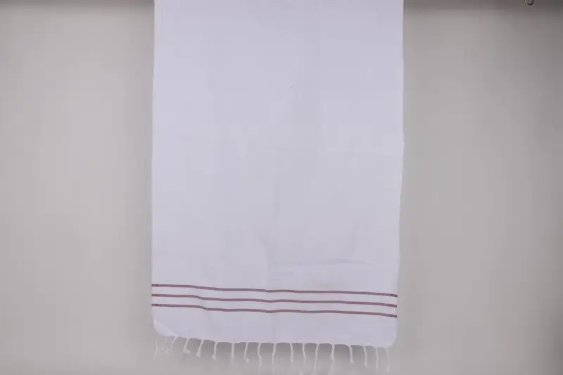 Monogram Kitchen Towel, Gift For The Home, 40x24 Cotton Striped Towel, Bridesmaid Proposal Gift, Monogrammed Hand Towel, Gym Towel, Bathroom Towels - 6