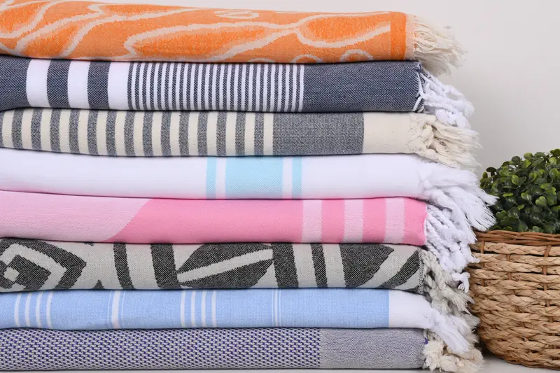 Beach Bachelorette Party Decorations, Wedding Gift, Personalized Turkish Towel, Bridesmaid Proposal Gift, Handmade Gift, 70x40 Cotton Set of 8 Towel - 2