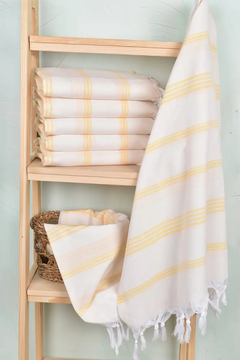 70x40 Cotton Striped Towel, Bridal Shower Favors, Bachelorette Party Gifts, Holiday Towel, Bridal Shower Gift, Unique Gift, Lightweight towel - 3