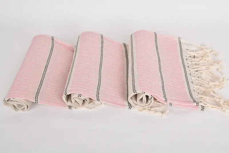 Özel El Havlusu, Monogram Mutfak Havlu, Organik Havlu, 40x20 Keten Çizgili Havlu, Onur Hediyesi, Banyo Havlular, Plaj Düğün Favorisi - 8