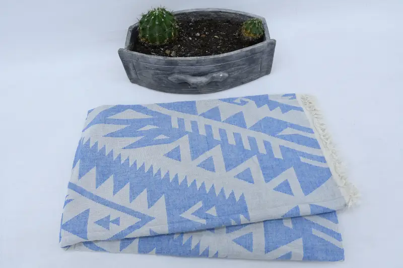 Gelin için Düğün Hediyesi, Kişiselleştirilmiş Hediye, Arkadaşlar Plaj Havlusu, Onun İçin Hediyeler, Türk El Havlusu, Bachelorette Havlusu, 76x40 Pamuk Geometrik Havlu - 6