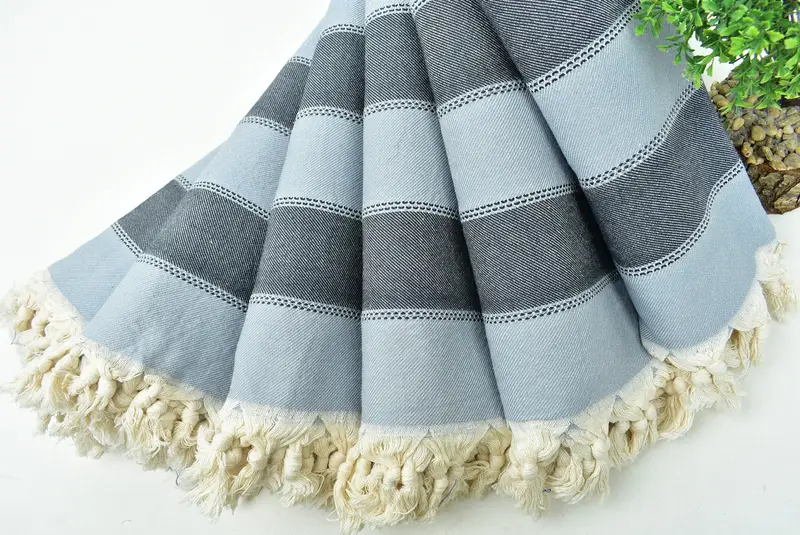 Soft towel, Personalized Wedding Gift, Gifts For Him, 68x36 Cotton Striped Towel, Summer Towel, Bachelor Towel, Custom Wedding Towel, Unique Gift - 4