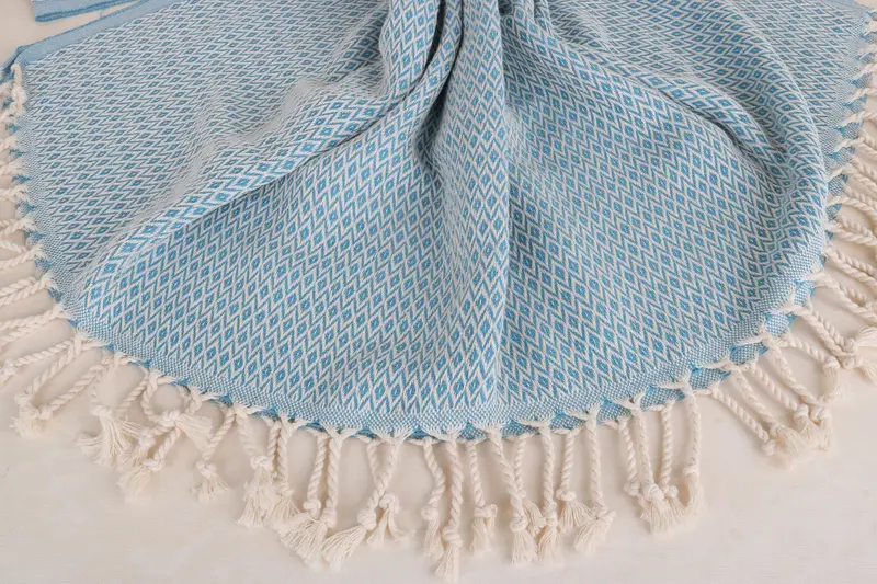 Organic Turkish towel, 70x40 Cotton Diamond Towel, Extra large Turkish bath towel, Turkish beach towel, Personalized Turkish Towel, Bathroom Towel - 7