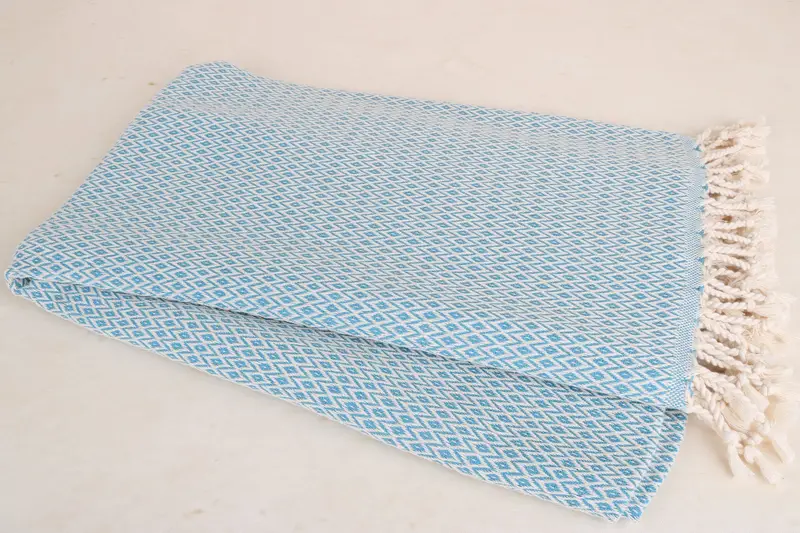 Organic Turkish towel, 70x40 Cotton Diamond Towel, Extra large Turkish bath towel, Turkish beach towel, Personalized Turkish Towel, Bathroom Towel - 8