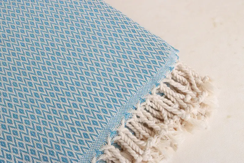 Organic Turkish towel, 70x40 Cotton Diamond Towel, Extra large Turkish bath towel, Turkish beach towel, Personalized Turkish Towel, Bathroom Towel - 4
