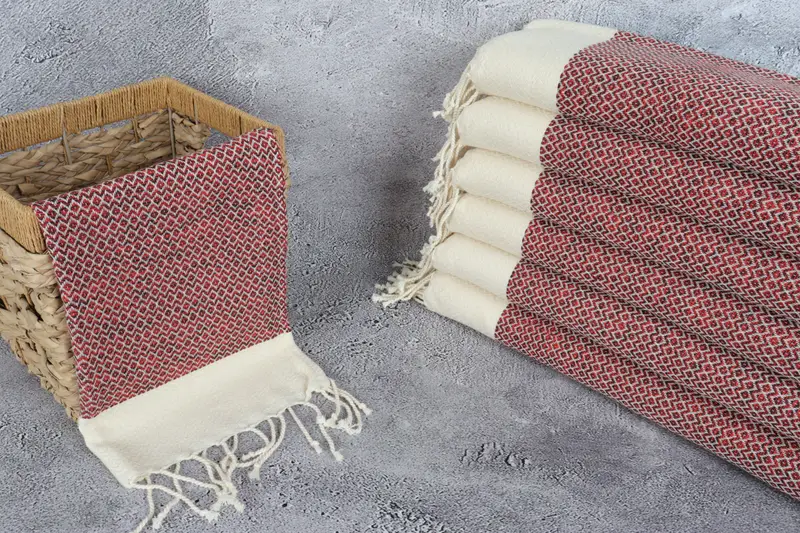 Wedding Favors, 40x20 Cotton Diamond Towel, Turkish Towel Hand Towel, Gift For The Home Decor, Personalized Gift For Her, Monogram Hand Towel - 3