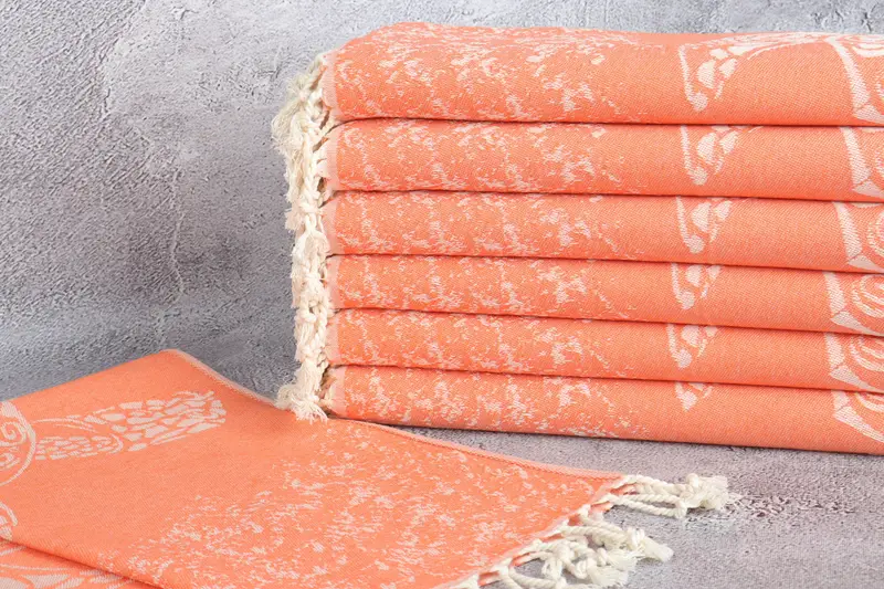 36x18 Cotton Carretta Patterned Towel, Embroidery Towel, Anniversary Gift For Her, Personalized Gifts, Wedding Favors, Turkish Towel Hand Towel - 3