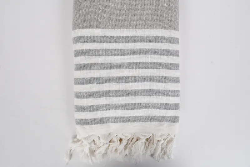 Housewarming Gift, 68x36 Cotton Striped Terry Towel, Girls Weekend Getaways Ideas, Bachelorette Gifts, Large Turkish Towel, Maid Of Honor Gift - 3