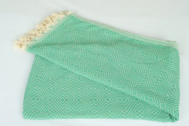 92x80 Cotton Diamond Towel, Bachelorette Gifts, Turkish Bedspread, Turkish Cotton Throw Blanket, Bedspread, Woven Blanket, Bridesmaid Proposal Gift - 8