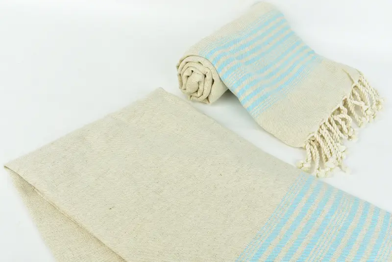 Peshtemal Towel, 68x40 Linen Striped Towel, Friends Beach Towel, Large Turkish Towel, Custom Wedding Gifts, Christmas Gift, Quick-dry peshtemal - 7