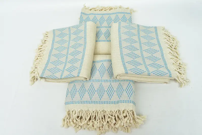70x36 Linen Kilim Design Towel, Welcome Wedding Gift, Gym Towel, Personalized Bridesmaid Gift, Bachelor Towel, Turkish towel, Personalized Gift - 6