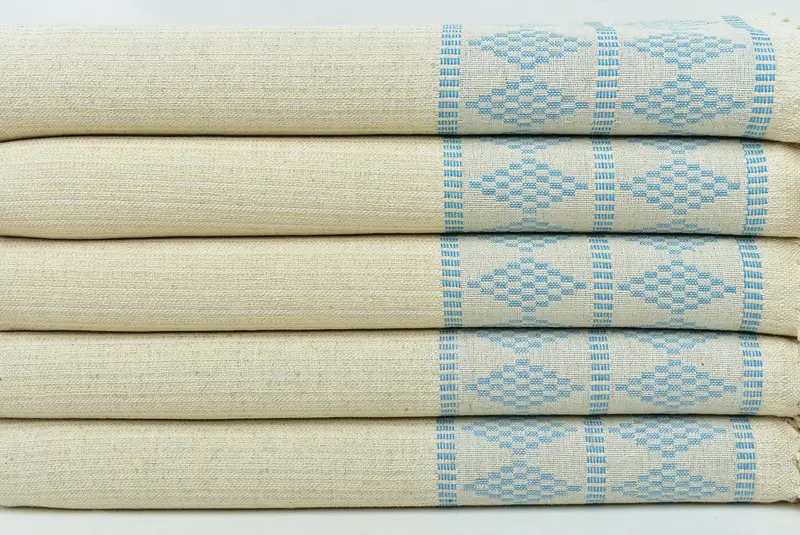 70x36 Linen Kilim Design Towel, Welcome Wedding Gift, Gym Towel, Personalized Bridesmaid Gift, Bachelor Towel, Turkish towel, Personalized Gift - 2