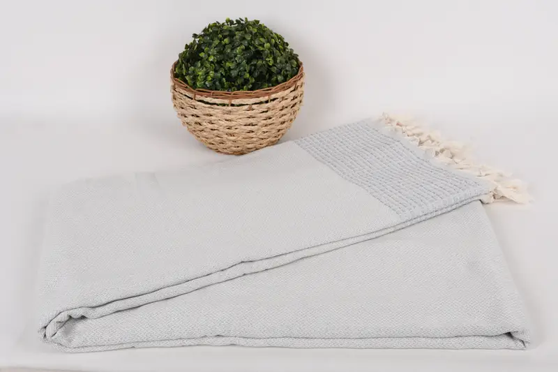 Wedding Favors, 96x92 Cotton Striped Towel, Bedspread, Embroidery Bedspread, Housewarming Gift, Gift For The Home Decor, Turkish Cotton Blanket - 4