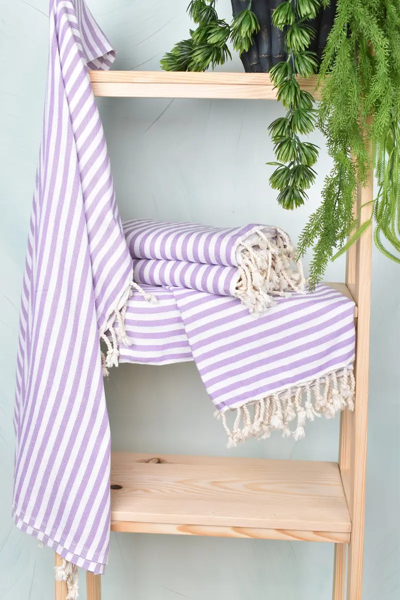 Bachelorette Beach Towel, Personalized Beach Towel, 70x40 Cotton Striped Towel, Embroidered Towel, Beach Size Towel, Bride Gift, Beach Towel Bulk - 6