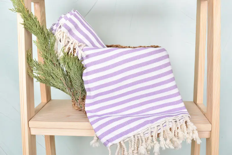 Bachelorette Beach Towel, Personalized Beach Towel, 70x40 Cotton Striped Towel, Embroidered Towel, Beach Size Towel, Bride Gift, Beach Towel Bulk - 4