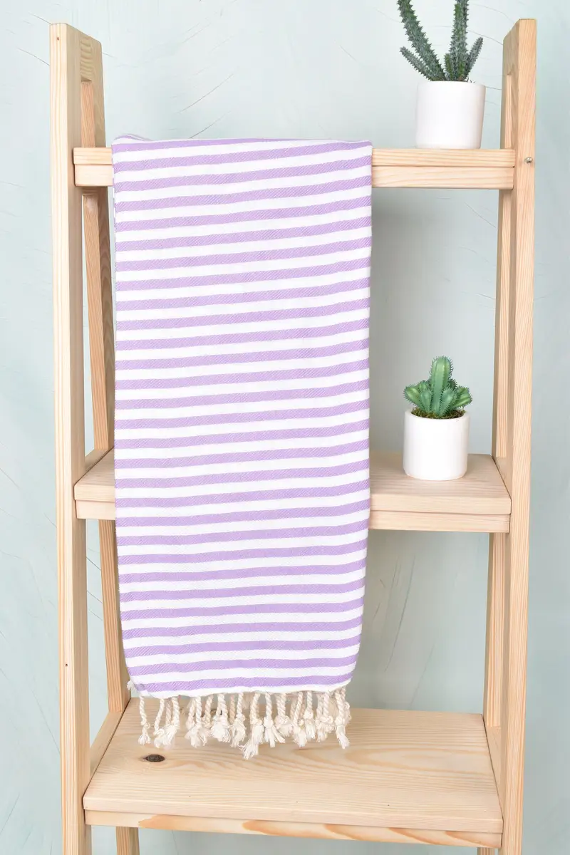 Bachelorette Beach Towel, Personalized Beach Towel, 70x40 Cotton Striped Towel, Embroidered Towel, Beach Size Towel, Bride Gift, Beach Towel Bulk - 8