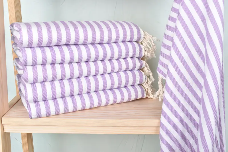 Bachelorette Beach Towel, Personalized Beach Towel, 70x40 Cotton Striped Towel, Embroidered Towel, Beach Size Towel, Bride Gift, Beach Towel Bulk - 1