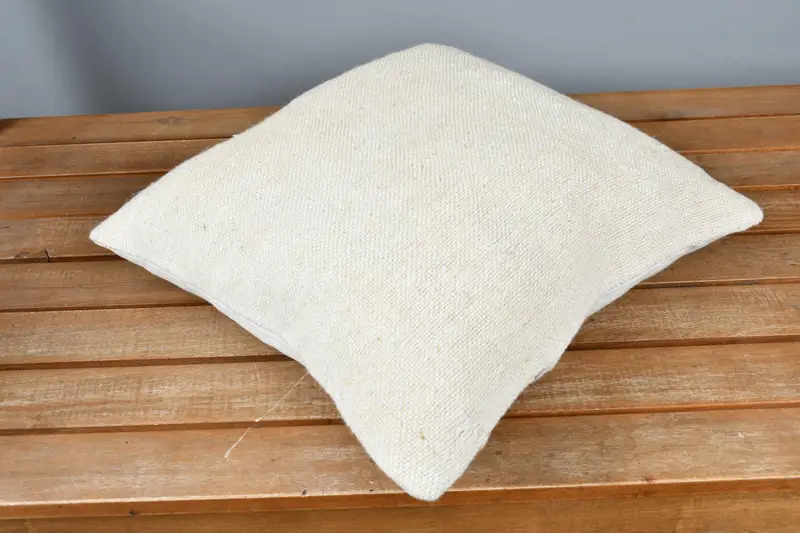 Pillow for Sofa, Cushion Case, Home Decor Pillow, 14x14 Beige Cushion Case, Outdoor Patio Pillow, Interior Designer Pillow - 2