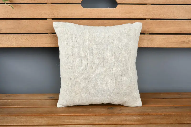 Pillow for Sofa, Cushion Case, Home Decor Pillow, 14x14 Beige Cushion Case, Outdoor Patio Pillow, Interior Designer Pillow - 6