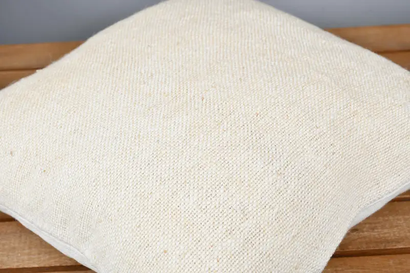 Pillow for Sofa, Cushion Case, Home Decor Pillow, 14x14 Beige Cushion Case, Outdoor Patio Pillow, Interior Designer Pillow - 3