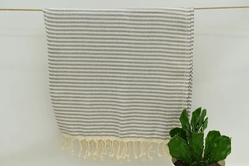 Beach towel, 70x40 Cotton Polka Dot Towel, Best Beach Towel, Beach Wedding Favor, Welcome Wedding Gift, Girl Trip Party Favor, Large Turkish Towel - 7