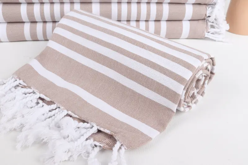 Turkish beach towel, Best Wedding Gift, Bachelorette Party Gifts Bridesmaids, Custom Beach Towel, 80x40 Cotton Striped Towel, Bridesmaid Favors - 4
