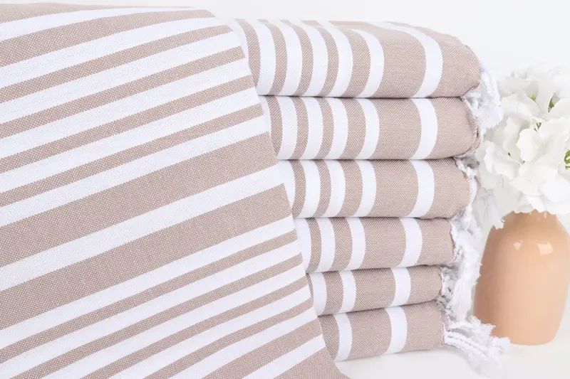 Turkish beach towel, Best Wedding Gift, Bachelorette Party Gifts Bridesmaids, Custom Beach Towel, 80x40 Cotton Striped Towel, Bridesmaid Favors - 1