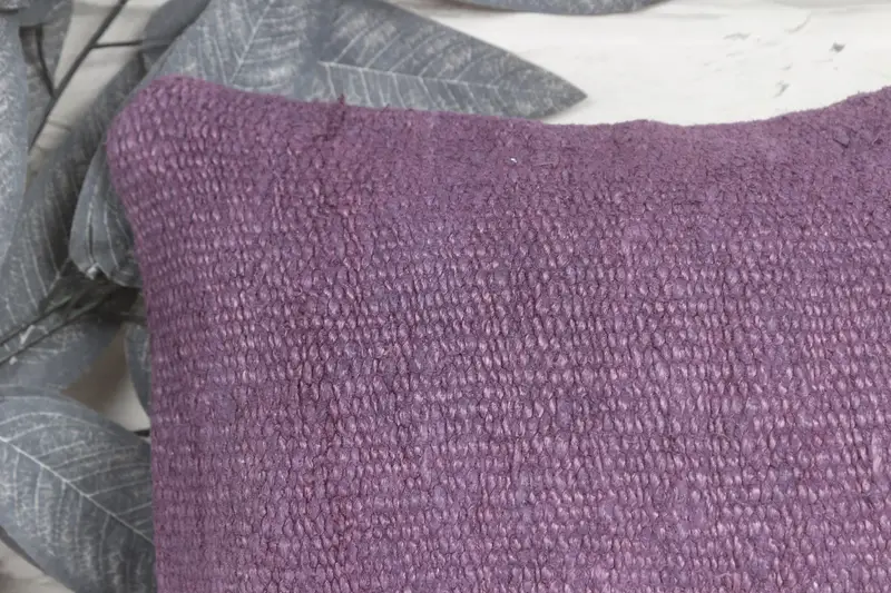 12x12 Purple Cushion, Pillow for Sofa, Antique Pillows, Sofa Cushion Cover, Cushion Case, Gift Pillow, Authentic Cushion Cover - 2