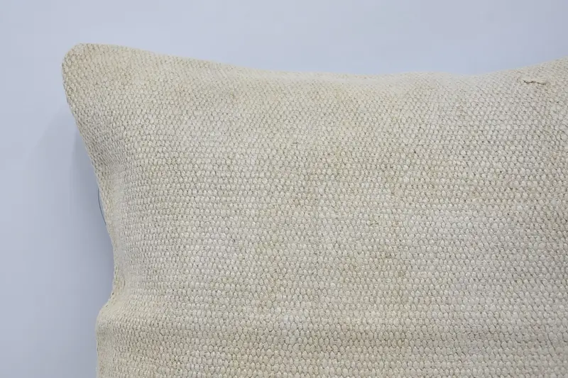 Handwoven Pillow Cover Pillow Cover, Cushion, 28x28 White Pillow, Throw Kilim Pillow, Kilim Cushion Sham, Interior Designer Pillow - 2