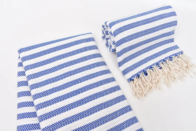 Authentic Turkish hammam peshtemal, 70x40 Cotton Herringbone Towel, Summer Gift, Travel towel, Personalize Gift, Travel Towel, Turkish hand towel - 7