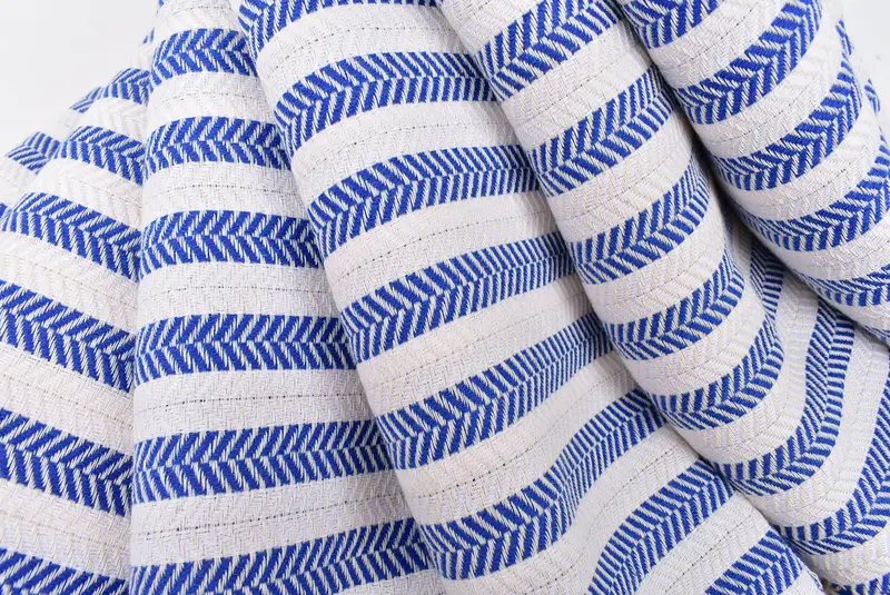 Authentic Turkish hammam peshtemal, 70x40 Cotton Herringbone Towel, Summer Gift, Travel towel, Personalize Gift, Travel Towel, Turkish hand towel - 5
