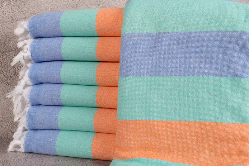 Best Beach Towel, Yoga Towel, Bachelor Party Gifts, Bachelorette Party Favors, Bridal Shower Gift, Towel With Name, 64x36 Cotton Striped Terry Towel - 1