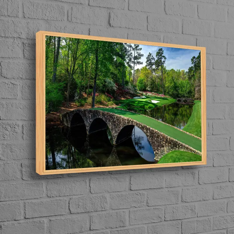 Impresión de lienzo de golf de paisaje de naturaleza elegante - Serenidad verde