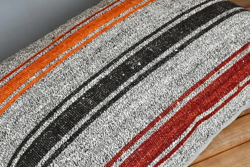 20x28 White Pillow Cover, Pillow for Couch, Kilim Cushion Sham, Indoor Cushion Cover, Antique Pillows, Pillow Sham - 4