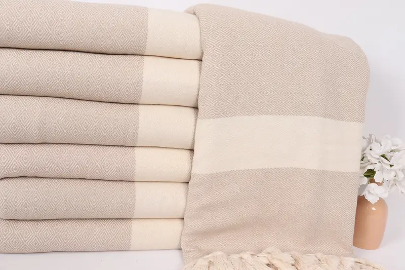 Wedding Hand Made Gift, Turkish Bedspread, Personalized Gift, Custom Wedding Gifts, 92x80 Cotton Diamond Towel, Custom Blanket, Monogram Blanket - 2