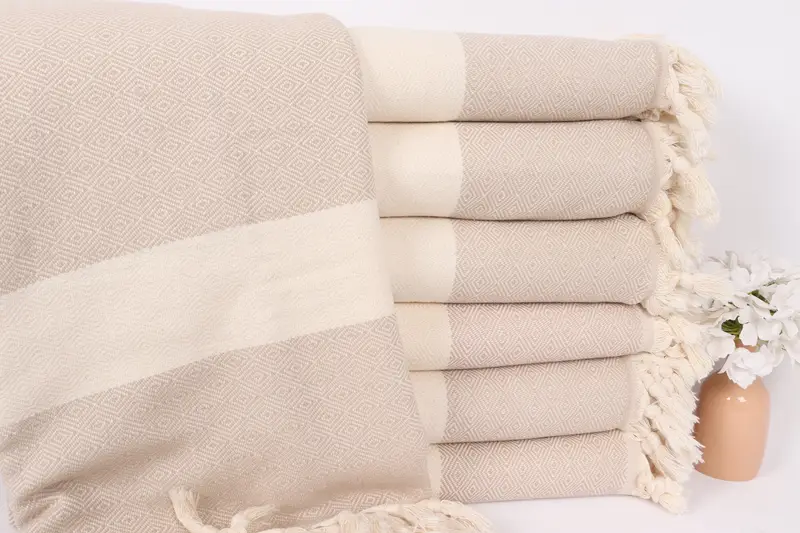 Wedding Hand Made Gift, Turkish Bedspread, Personalized Gift, Custom Wedding Gifts, 92x80 Cotton Diamond Towel, Custom Blanket, Monogram Blanket - 1