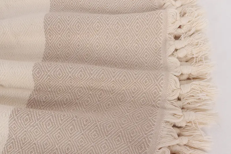 Wedding Hand Made Gift, Turkish Bedspread, Personalized Gift, Custom Wedding Gifts, 92x80 Cotton Diamond Towel, Custom Blanket, Monogram Blanket - 8