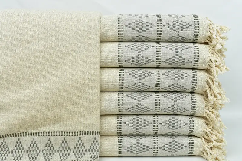 70x36 Linen Kilim Design Towel, Bridesmaid Gift Towel, Quick-Dry Beach Towel, Large Turkish Towel, Custom Turkish Towel, Baby Boy Gift - 1
