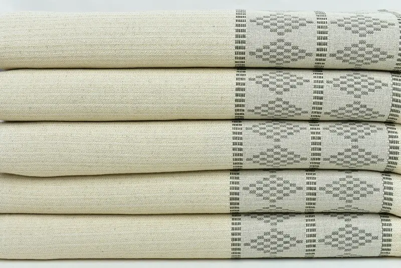 70x36 Linen Kilim Design Towel, Bridesmaid Gift Towel, Quick-Dry Beach Towel, Large Turkish Towel, Custom Turkish Towel, Baby Boy Gift - 2
