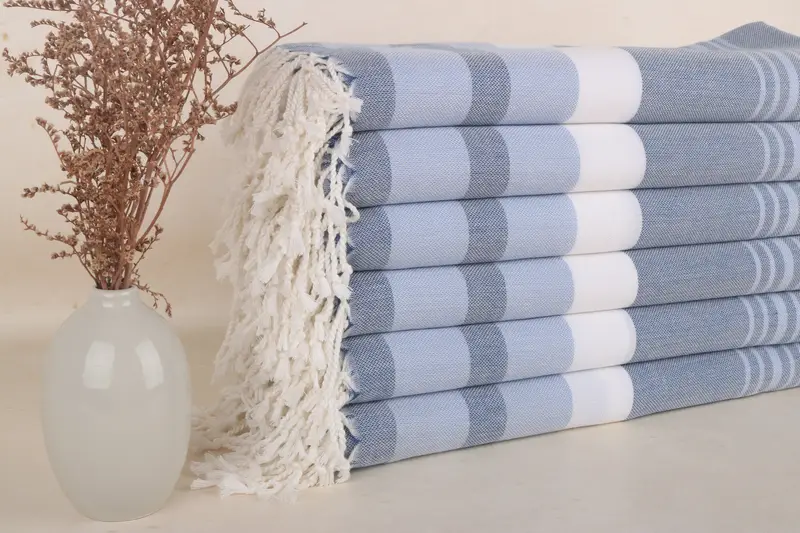70x40 Cotton Striped Towel, Oversized lightweight Turkish bath towel USA, Beach towel, Bridesmaid Favors, Bridal Shower Gift, Quick-dry peshtemal - 1