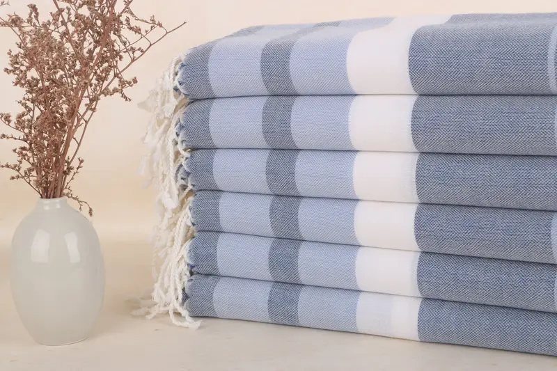 70x40 Cotton Striped Towel, Oversized lightweight Turkish bath towel USA, Beach towel, Bridesmaid Favors, Bridal Shower Gift, Quick-dry peshtemal - 2