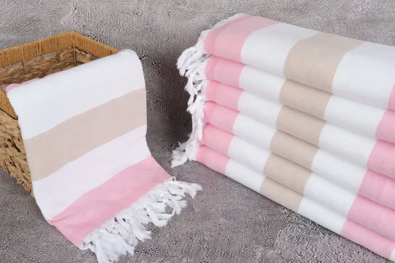 Halloween Bachelorette Party Favors, Gym Towel, 64x36 Cotton Striped Terry Towel, Gift For Mom, Peshtemal Towel, Luxury towel, Monogram Beach Towel - 3