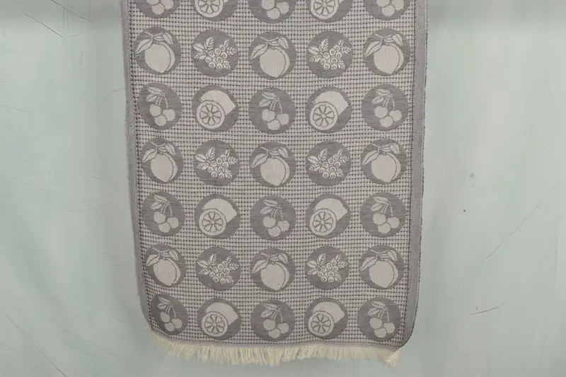 28x20 Cotton Fruits Patterned Towel, Personalized Gifts, Bridesmaid Towel, Turkish Towel Hand Towel, Monogram Kitchen Towel, Merry Christmas Gifts - 1