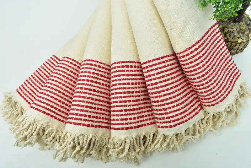 Bridesmaid Towel, Peshtemal Towel USA, Hammam towel, Personalized Bridesmaid Gift, 70x36 Cotton Striped Towel, Bridal Party Gifts, Best Beach Towel - 4