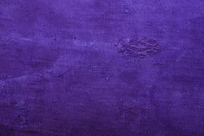 Anatolian Pillow Sham, Turkish Kilim Pillow, Cushion, Ethnical Kilim Rug Pillow, Pillow for Couch, 16x48 Purple Pillow Sham, Colorful Cushion - 3